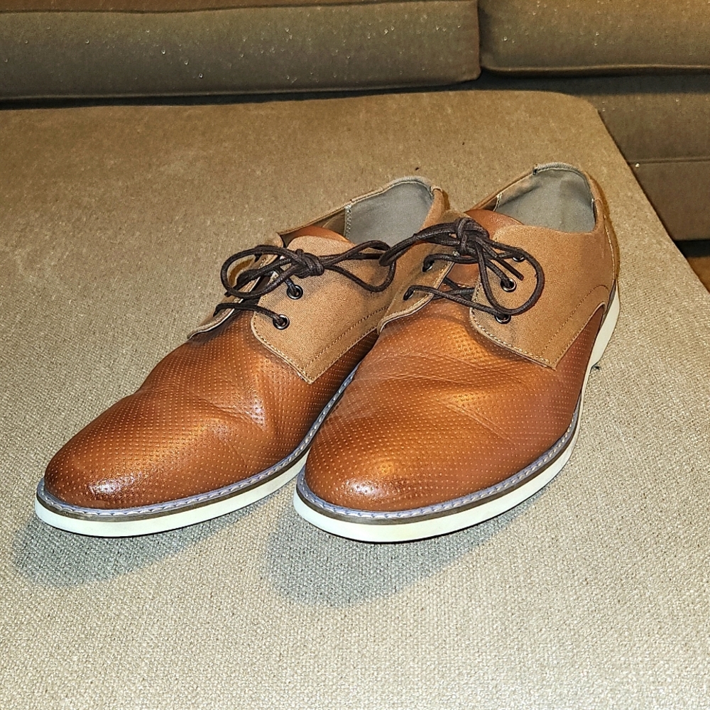Sonoma Brown and Tan Lace Up Casual Shoes